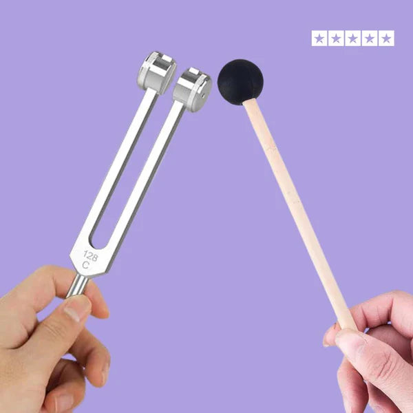 128 Hz "Muscle & Joint Reset" Fork