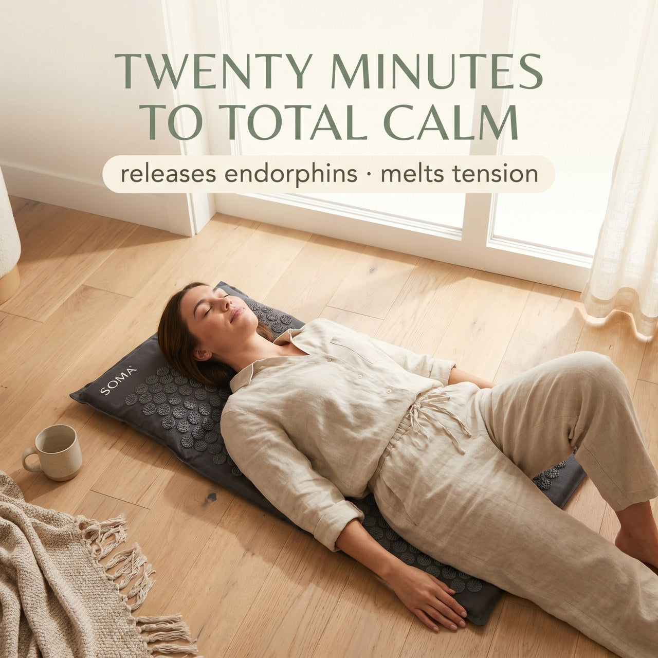 Twenty minutes to total calm